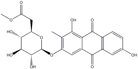 1,3,6-trihydroxy-2-methyl-9,10-anthraquinone-3-O-(6'-acetylglucoside)