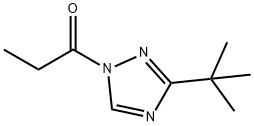 1H-1,2,4-Triazole,  3-(1,1-dimethylethyl)-1-(1-oxopropyl)-  (9CI)