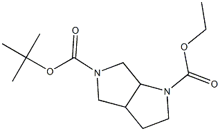 Pyrrolo[3,4-b]pyrrole-1,5-dicarboxylic acid, hexahydro-, 5-(1,1-diMethylethyl) 1-ethyl ester
