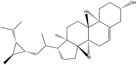 Pregn-5-en-3-ol, 20-methyl-21-(2-methyl-3-(1-methylethyl)cyclopropyl)- , (3beta,20R,21(1R,2R,3S))-