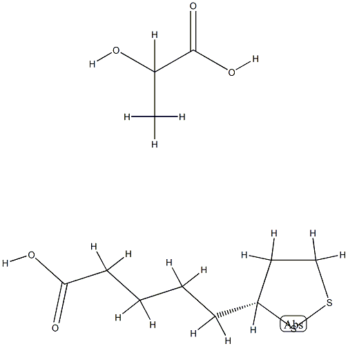 (R)-1,2-Dithiolane-3-pentanoic acid polymer with 2-hydroxypropanoic ac id