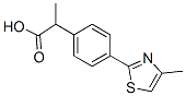 α-Methyl-4-(4-methyl-2-thiazolyl)benzeneacetic acid