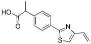 α-Methyl-4-(4-ethenyl-2-thiazolyl)benzeneacetic acid