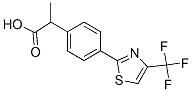 α-Methyl-4-[4-(trifluoromethyl)-2-thiazolyl]benzeneacetic acid