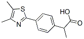 α-Methyl-4-(4,5-dimethyl-2-thiazolyl)benzeneacetic acid