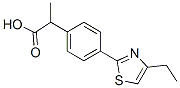 α-Methyl-4-(4-ethyl-2-thiazolyl)benzeneacetic acid