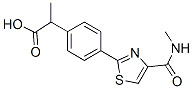 α-Methyl-4-[4-(methylcarbamoyl)-2-thiazolyl]benzeneacetic acid