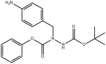 tert-butyloxycarbonyl-alpha-aza-(4-aminophenyl)alanine phenyl ester