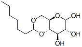 D-Glucopyranose, 4,6-O-heptylidene-