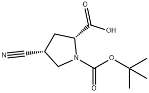 (2R,4R)-4-氰基吡咯烷-1,2-二羧酸 1-叔丁酯