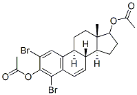 2,4-dibromoestra-1,3,5(10),6-tetraene-3,17-diol diacetate