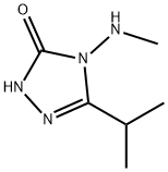 3H-1,2,4-Triazol-3-one,2,4-dihydro-4-(methylamino)-5-(1-methylethyl)-(9CI)