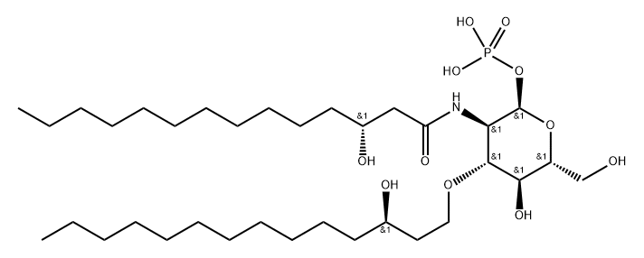 2-deoxy-2-(3-hydroxytetradecanamido)-3-O-(3-hydroxytetradecanyl)glucopyranosyl dihydrogen phosphate