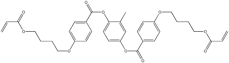2-甲基-1,4-亚苯基 双(4-(4-(丙烯酰氧基)丁氧基)苯甲酸酯)