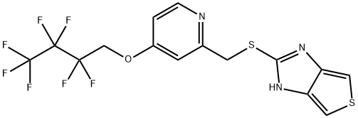 2-(((4-(2,2,3,3,4,4,4-heptafluorobutoxy)pyridin-2-yl)methyl)thio)-1H-thieno[3,4-d]imidazole(WXC06749)