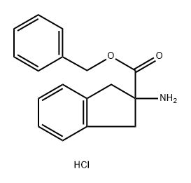 1H-Indene-2-carboxylic acid, 2-aMino-2,3-dihydro-, phenylMethyl ester, hydrochloride
