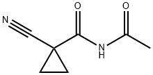 Cyclopropanecarboxamide, N-acetyl-1-cyano- (9CI)