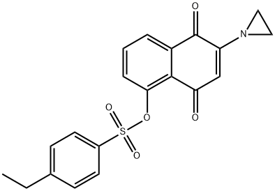 2-aziridinyl-1,4-naphthoquinon-5-yl 4-ethylbenzenesulfonate