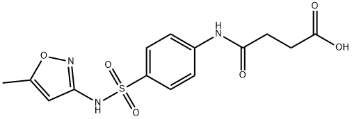 4-(4-{[(5-methyl-3-isoxazolyl)amino]sulfonyl}anilino)-4-oxobutanoic acid