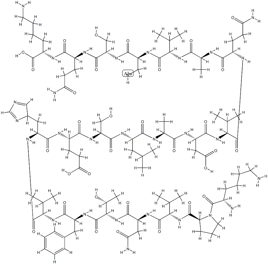 bovine ribonuclease peptide (41-61)