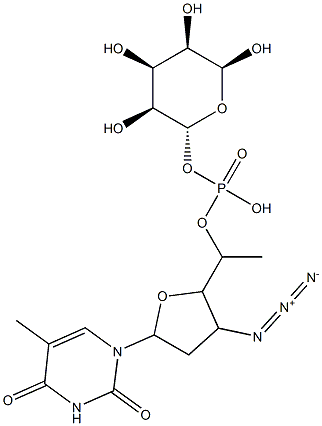 6-glucopyranosyl 3'-azido-3'-deoxy-5'-thymidinyl phosphate