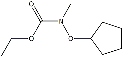 Carbamic  acid,  (cyclopentyloxy)methyl-,  ethyl  ester  (9CI)