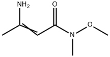 2-BUTENAMIDE, 3-AMINO-N-METHOXY-N-METHYL-