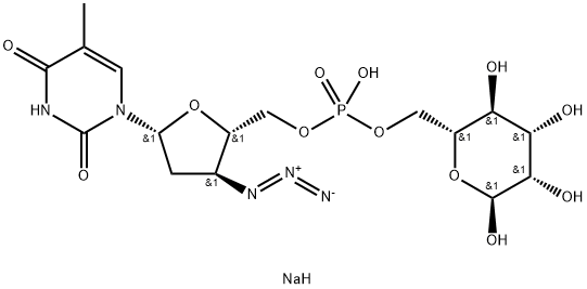 6-mannopyranosyl 3'-azido-3'-deoxy-5'-thymidinyl phosphate
