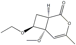 3-Oxabicyclo[4.2.0]oct-4-en-2-one,7-ethoxy-6-methoxy-4-methyl-,(1alpha,6alpha,7bta)-(9CI)