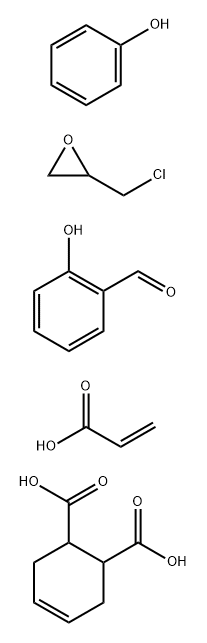 4-cyclohexene-1,2-dicarboxylic anhydride adduct of 2-propenoic acid adduct of polycondensate of (chloromethyl)oxirane, 2-hydroxybenzaldehyde and phenol