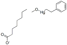 phenylethyl methoxy mercury octanoate