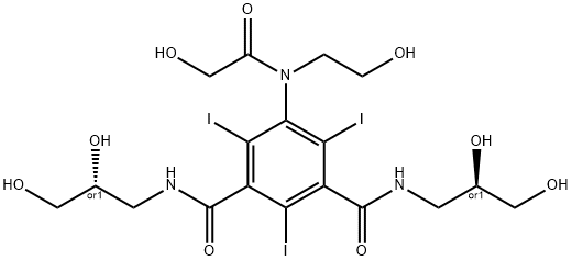 1,3-Benzenedicarboxamide, N,N'-bis(2,3-dihydroxypropyl)-5-[(hydroxyacetyl)(2-hydroxyethyl)amino]-2,4,6-triiodo-, (R*,R*)-(+-)-