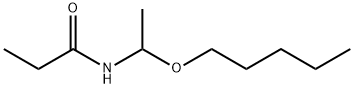 Propanamide,  N-[1-(pentyloxy)ethyl]-