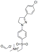Formic acid, compd. with 2-4-3-(4-chlorophenyl)-4,5-dihydro-1H-pyrazol-1-ylphenylsulfonyl-N,N-dimethylethanamine (1:1)