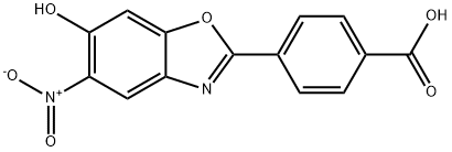 BENZOIC ACID, 4-(6-HYDROXY-5-NITRO-2-BENZOXAZOLYL)-