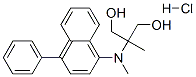 2-methyl-2-[(4-phenylnaphthalen-1-yl)methylamino]propane-1,3-diol hydr ochloride