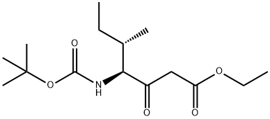 ethyl (4S,5S)-4-((tert-butoxycarbonyl)amino)-5-methyl-3-oxoheptanoate
