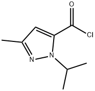 1H-Pyrazole-5-carbonyl chloride, 3-methyl-1-(1-methylethyl)- (9CI)