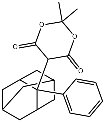 2,2-dimethyl-5-(2-phenyl-2-adamantyl)-1,3-dioxane-4,6-dione