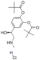 Propanoic acid, 2,2-dimethyl-, 4-[1-hydroxy-2-(methylamino)ethyl]-1,2-phenylene ester, hydrochloride, (S)-