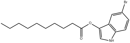 癸酸 5-溴-1H-吲哚-3-酯