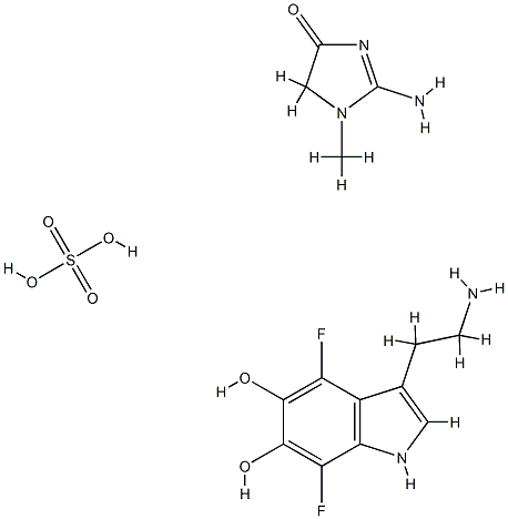 4,7-difluoro-5,6-dihydroxytryptamine creatinine