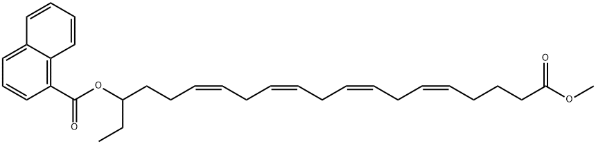 18-naphthoyl-5,8,11,14-eicosatetraenoic acid methyl ester