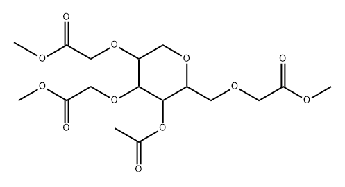 4-O-acetyl-1,5-anhydro-2,3,6-tri-O-(methoxycarbonylmethyl)glucitol