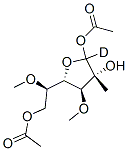 D-Galactofuranoside-6-C-d, methyl 3,5-di-O-methyl-, diacetate