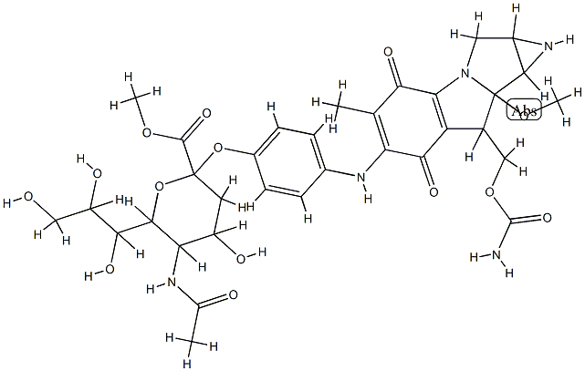 7-N-(4-O-sialosylphenyl)-9-methoxymitosane methyl ester
