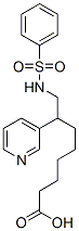 8-(benzenesulfonamido)-7-(3-pyridinyl)octanoic acid