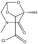 6,8-Dioxa-3-azabicyclo[3.2.1]octane-7-carbonyl chloride, 3-methyl-2-oxo-, (1R-exo)- (9CI)