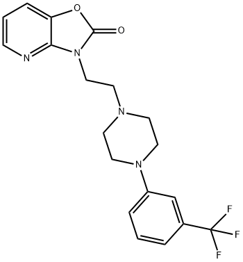 3-(2-(4-(3-(trifluoromethyl)phenyl)-1-piperazinyl)ethyl)oxazolo(4,5-b)pyridin-2(3H)-one