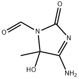 1H-Imidazole-1-carboxaldehyde, 4-amino-2,5-dihydro-5-hydroxy-5-methyl-2-oxo- (9CI)